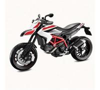 PuLaif Collection 1:12 Pour Ducati Hypermotard SP Décorations De Bureau Collection Modèles Moto Jouets, Cadeau D'anniversaire