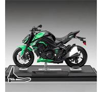 PuLaif Collection Collections D'exposition, Loisirs, Décoration 1/12 Pour Kawasaki Z1000 Modèle Réduit De Moto En Alliage Métallique Moulé Sous Pression Avec Socle(Green)