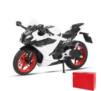 PuLaif Collection Décoration De Collection Motos, Coffret Cadeau 1:12 Pour Modèle Réduit Moto Course Pour CFMOTO 450SR, Alliage Métallique(White)