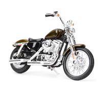 PuLaif Collection Modèle Réduit De Moto 1:18 Pour Harley Pour Davidson XL 1200V Seventy-Two 2013, Véhicules Moulés Sous Pression, Objets Collection(Gold)