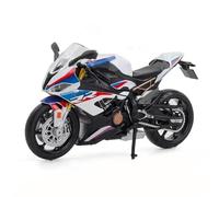 PuLaif Collection Modèle Réduit De Moto Course En Métal Moulé Sous Pression Miniature Collection 1:12 Pour BMW S1000RR(White)