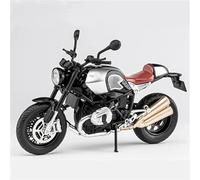 PuLaif Collection Modèle Réduit De Moto En Alliage Moulé Sous Pression, Jouet Sonore Et Lumineux, 1:12 Pour BMW Latte R NINE T