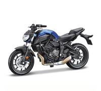 PuLaif Collection Modèle Réduit Moulé Sous Pression Moto Jouets Cadeau 1:18 Pour Y-AMAHA MT-07 2018 Miniature En Alliage