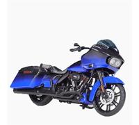 PuLaif Collection Véhicules Moulés Sous Pression, Modèles Réduits De Motos Collection Décorations Et Cadeaux 1/18 Pour Harley Pour Davidson CVO Road Glide 2018(Turquesa)