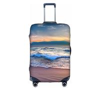 PULaif Cool Drum Sets Housse de protection pour boîte de voyage, housse de bagage de voyage, protection de valise pour 45,7 à 81,3 cm, housse de valise, Coucher de soleil serein, M