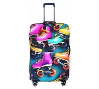 PULaif Cool Drum Sets Housse de protection pour boîte de voyage, housse de bagage de voyage, protection de valise pour 45,7 à 81,3 cm, housse de valise, Patins à roulettes colorés., S