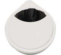 PuLAif Couvercle de Trou de Bureau, Passe-câble, 1 Passe-câble, Port de Sortie de câble de Table, boîte de Ligne de Surface, Couvercle de Fil Hardwar for Meubles (Noir, 58 mm)(Onecolor,58MM)