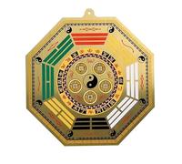 Miroir concave, miroir feng shui， Miroir Bagua concave en laiton, ornements Feng Shui rassemblant le miroir Lucky Five Emperor Money Gossip (couleur: 15,5 cm) (taille: 14 cm) (taille: 15 cm) (taille :