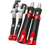 PuLaif Frein à Main Accessoires Levier De Frein Et d'embrayage Extensible pour H-Onda CBF125 CBF 125 2008-2017 2016 2015 2014 2013 2012 Poignées De Guidon De Moto Multicolore