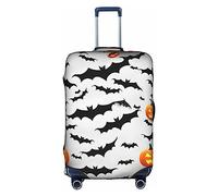 PULaif Housse de protection pour boîte de voyage avec chauves-souris volantes d'Halloween, housse de valise de 45,7 à 81,3 cm, housse de valise, Chauve-souris volante pour Halloween, M