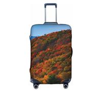 PULaif Housse de protection pour boîte de voyage en carton de Noël, bonhomme de neige, housse de bagage de voyage, protection de valise pour 45,7 à 81,3 cm, housse de valise, Blue Ridge Parkway