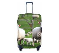 PULaif Housse de protection pour boîte de voyage en forme de mouton et d'agneau, housse de valise de 45,7 à 81,3 cm, housse de valise, Moutons et agneaux., L