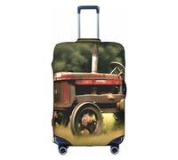 PULaif Housse de protection pour boîte de voyage Galaxy bleue - Pour valise de 45,7 à 81,3 cm, Old Tractor Photoes Farm, L