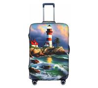 PULaif Housse de protection pour valise de voyage en forme d'animal mexicain Otomi 45,7 à 81,3 cm, Peinture diamant phare, M