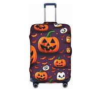 PULaif Housse de protection rétro avec drapeau du Canada - Housse de protection pour valise de 45,7 à 81,3 cm, Bonheur Halloween Trick-or-Treat, S