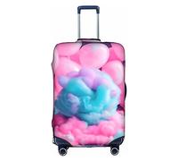 PULaif Housse de protection rétro avec drapeau du Canada - Housse de protection pour valise de 45,7 à 81,3 cm, Barbe à papa rose, M