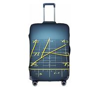 PULaif Math Formula Housse de protection pour valise de voyage Jaune 45,7 à 81,3 cm, Formule mathématique jaune, L