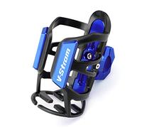 PuLaif Porte-gobelet de moto pour Suzuki VSTROM DL 250 650 1000 V-Strom 650 650XT 1000 1000XT moto boisson bouteille d'eau porte-gobelet support support (couleur : bleu)