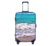 PULaif Women in Ancient Egypt Housse de protection pour boîte de voyage, housse de valise pour 45,7 à 81,3 cm, housse de valise, Plage Blanche Tropical Mer, XL