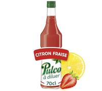 PULCO - Boisson Gourmande Douceur de Fruits Citron Fraise, Bouteille 70 cl - Lot de 4