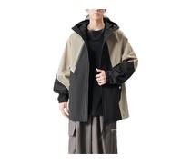 Pulcykp Vestes à capuche amples pour homme - Respirantes - Pour la pêche, le camping, le trekking, Noir kaki., XXL