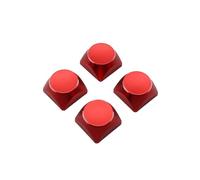 Puleuroy 4Pcs Aluminum Alloy Metal Keyboard Cap Aluminium Métal Keycaps Color Mechanical Keyboard Universal Personality for Mechanical Gaming Keyboard A