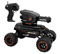Puleuroy RC Drift Tank Toy Véhicule Blindé Multifonction Télécommande Bombe à Eau Voiture Multijoueur Cadeau Compétitif Installation Facile -Orange