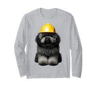 Puli Dog Casque de travail ingénieur propriétaire d'équipage Jaune Manche Longue