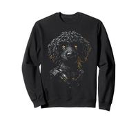 Puli Dog Lover Illustration Portrait Motif Animal Sweatshirt