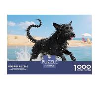 Puli Puzzle 1000 Pièces Chien de Compagnie - Moment Zen, Jeu Créatif, Défi Cérébral pour Adultes, Packaging Décoratif, 38x26cm/1000pcs