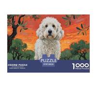 Puli Puzzle De 1000 Pièces pour Adultes Détente & Relaxation Chien Mignon Puzzle Difficile Impossible pour Adultes Enfants Dès 14 Ans38x26cm/1000pcs