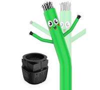 Puligoth Tube gonflable homme avec souffleur : 1,8 m de haut pour décoration extérieure avec mini ventilateur, pour ouverture de centres commerciaux, publicité commerciale (vert)