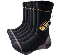PULIOU Chaussettes en Laine Mérinos Homme Femme, Chaussettes Thermiques Hiver Pour Ski, Randonnée et Cadeau, 3 Paires