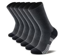 PULIOU Chaussettes Homme Femme 43-46 39-42 Chaussette Homme Hiver Sport Chaussettes Chaudes Chaussettes Hommes Course Respirantes et Confortables Chaussettes Hommes Hautes 6 Paires