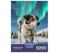 PuliPuzzle 1000 Pièces Chien Contes Magiques, Adultes/Enfants, Jeu Éducatif, Jouet 1000 Pièces, Peinture Art 38x26cm/1000pcs