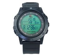 PULIVIA Montre d'arbitre numérique Football, Football Game Timer 100 Lap Split Memory Chronomètre Affichage 3 Lignes Grand Cadran Montre de Sport Lumineuse étanche avec réveil Compte à Rebours