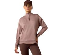 Pull 1/2 zip femme Ariat Breathe Marron M