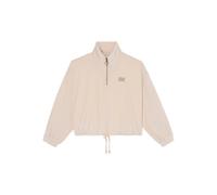 Pull 1/2 zip femme Billabong Coffee Time Beige M