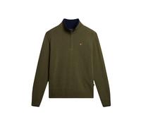 Napapijri Pull Dain 5 Homme demi-zip détails brodés Vert 2XL