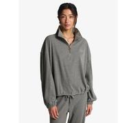Pull 1/2 zip tricot texturÃ© femme Billabong Coffee Time Gris M