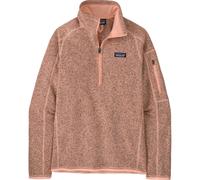 Patagonia Polaire chaude zippée Better Sweater 1/4 Zip Femme Peach Sherbet Taille S