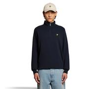 Pull 1/4 zip Lyle & Scott Loopback Bleu L