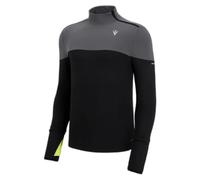 Pull 1/4 zip Macron Run Fcc Barney Noir S Male