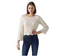 VERO MODA Pull-over 'VMGINGER' blanc cassé, Taille XS