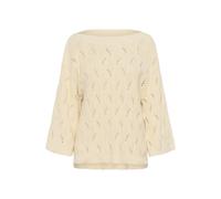 Pull 3/4 femme Soaked in Luxury SLRava Nanna Blanc M