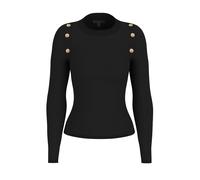 Pull Ã boutons femme Guess Logo Vonn Noir XS