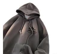 Pull à capuche ample pour homme décontracté à manches longues | Design ample pour plus de confort, mélange de polyester doux, imprimé lettre, idéal pour un usage quotidien décontracté