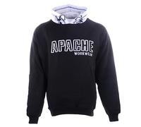 Pull à capuche APACHE pour homme, Mediun, Noir/gris