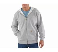 Pull à capuche CARHARTT zippé - Loose fit - K122 - Gris chiné XXL