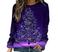 Pull à capuche décontracté à manches longues avec encolure ronde et tissu imprimé, adapté pour un usage quotidien, les vacances, la maison et le club en plusieurs saisons (XL G)